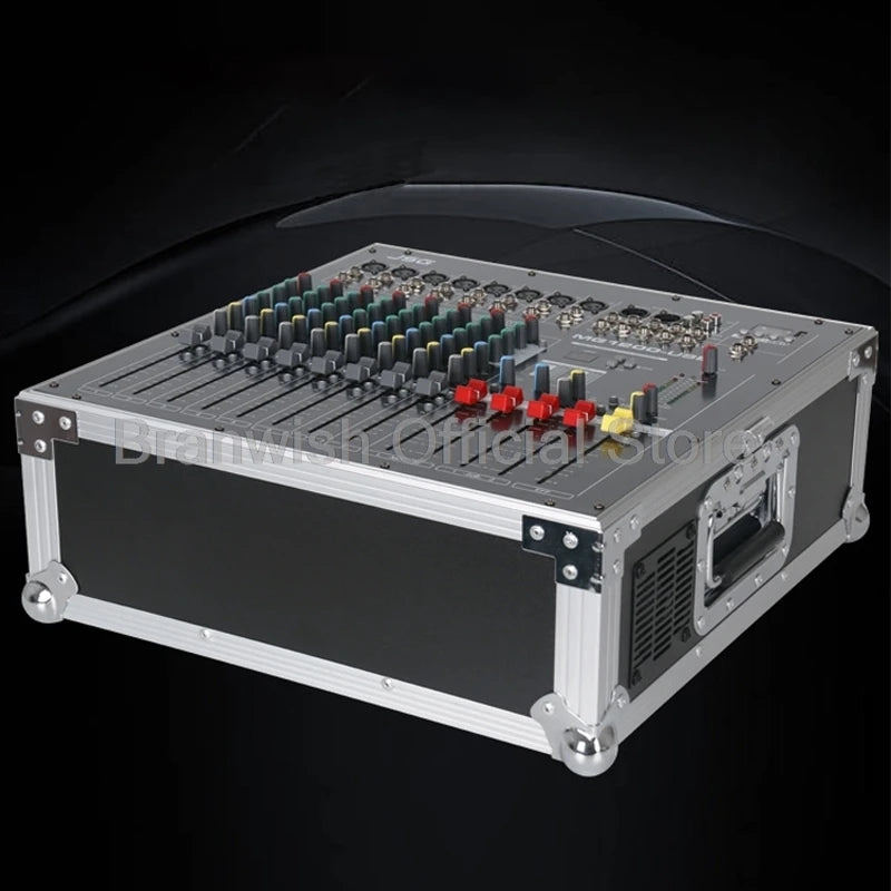 MG800–1600W Powered Audio Mixer | 8-Channel | Mezcladora Amplificada