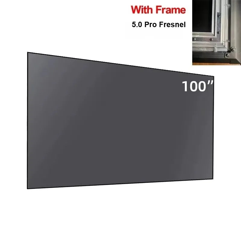 Yinzam Fresnel ALR Screen | 80–120 Inch 16:9 | UST or Long Throw