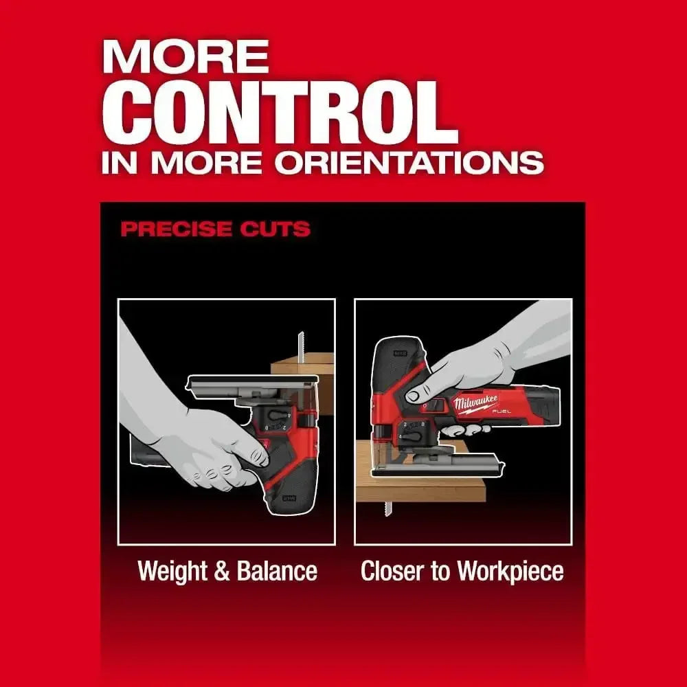 Milwaukee-Compatible M12 FJS/2545 | Brushless Cordless Jig Saw