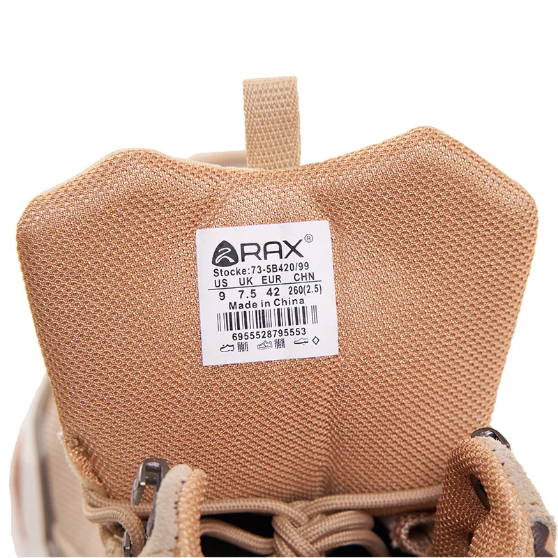 RAX Men's Hiking Shoes | EVA Insole & Rubber Sole | Outdoor Walking