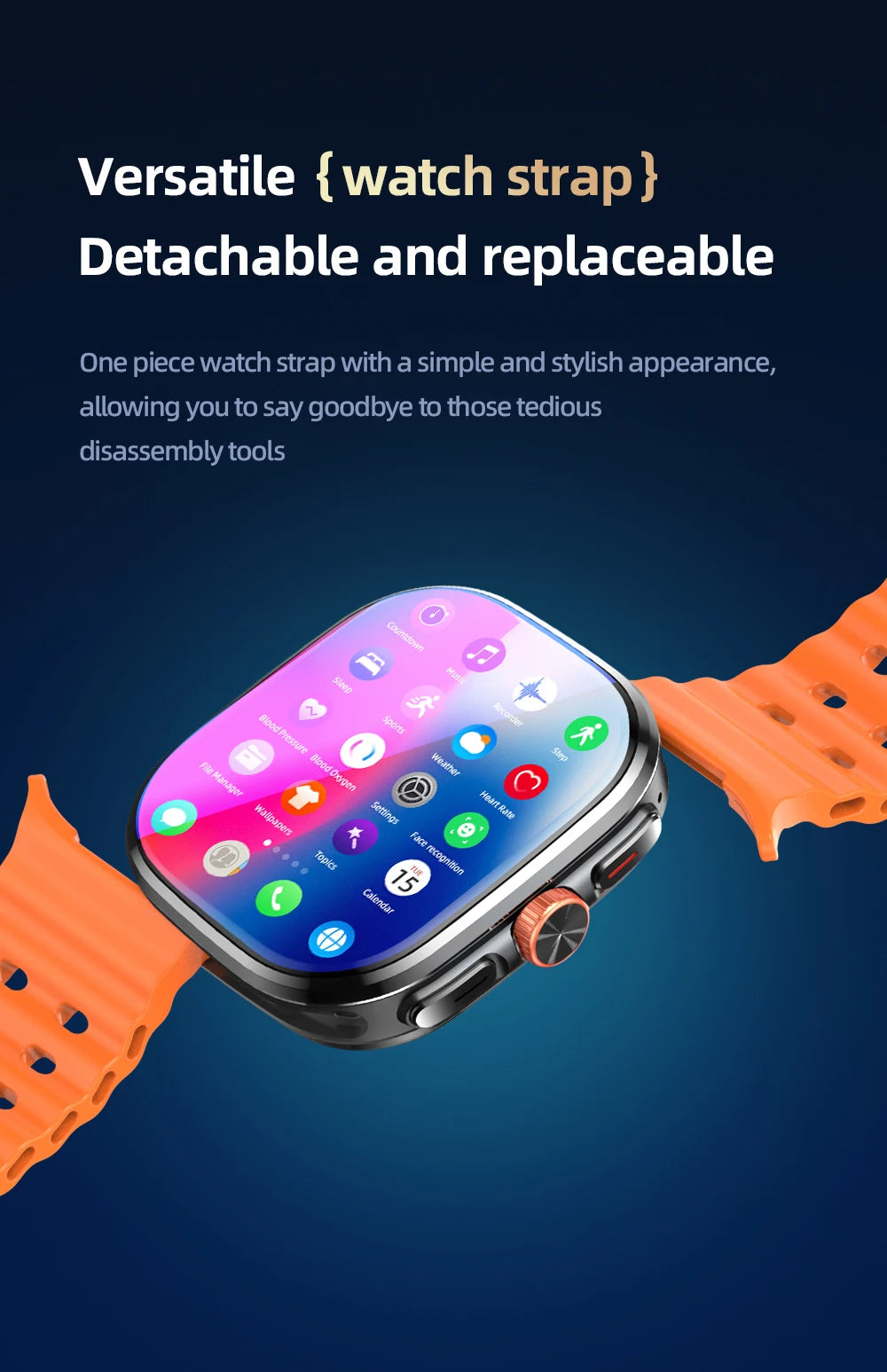 Smartwatch Android 13 5G LTE | AMOLED 2.29" | 800MP Pull-out Camera | SIM Card | GPS | 1500mAh | Smartwatch Android 13 5G LTE | AMOLED 2.29" | Cámara Giratoria 800W | Tarjeta SIM | GPS | 1500mAh