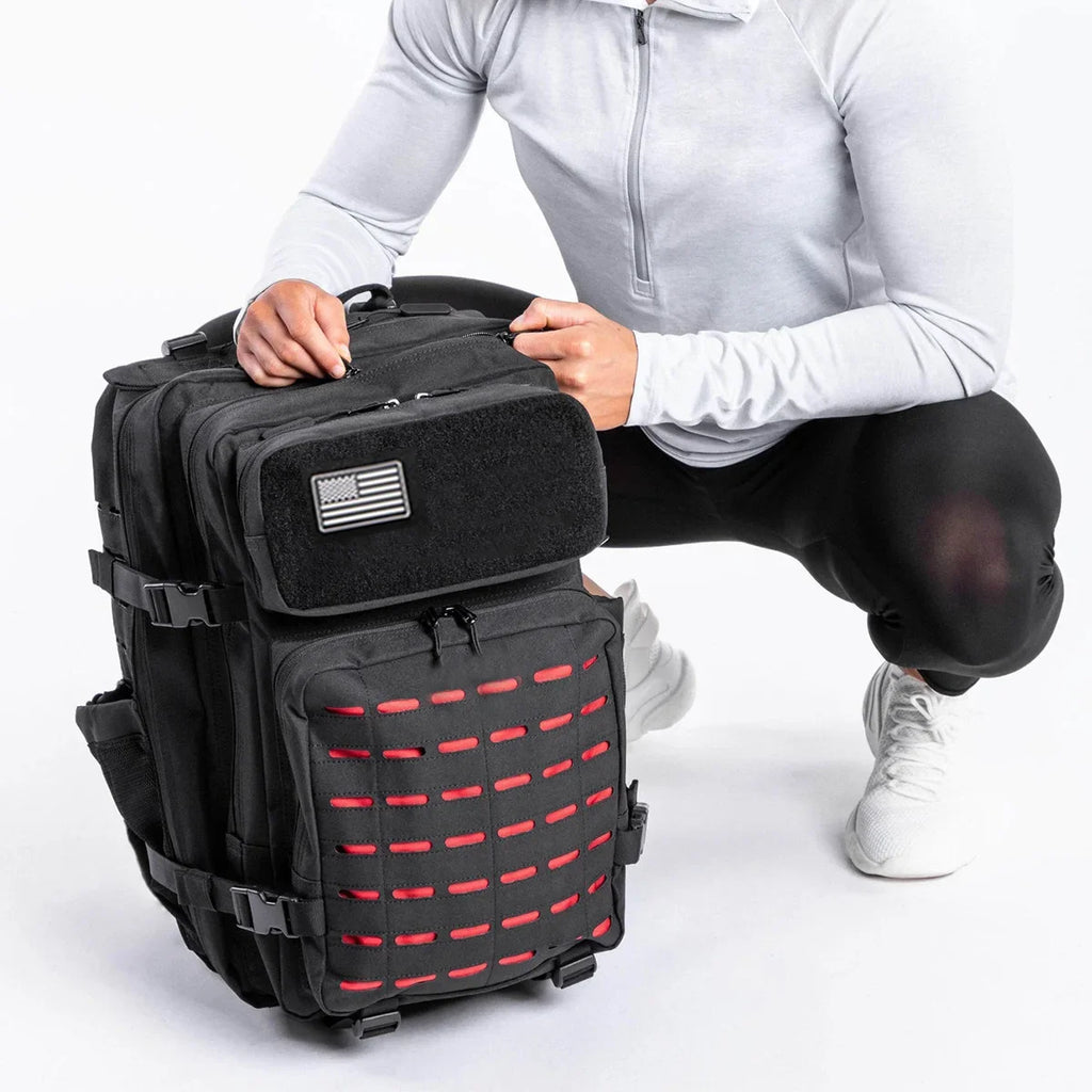 Waterproof Backpack 25L/50L | Gym, Hiking, Travel & Laptop Bag | Dual Bottle Holders | 12 Colors