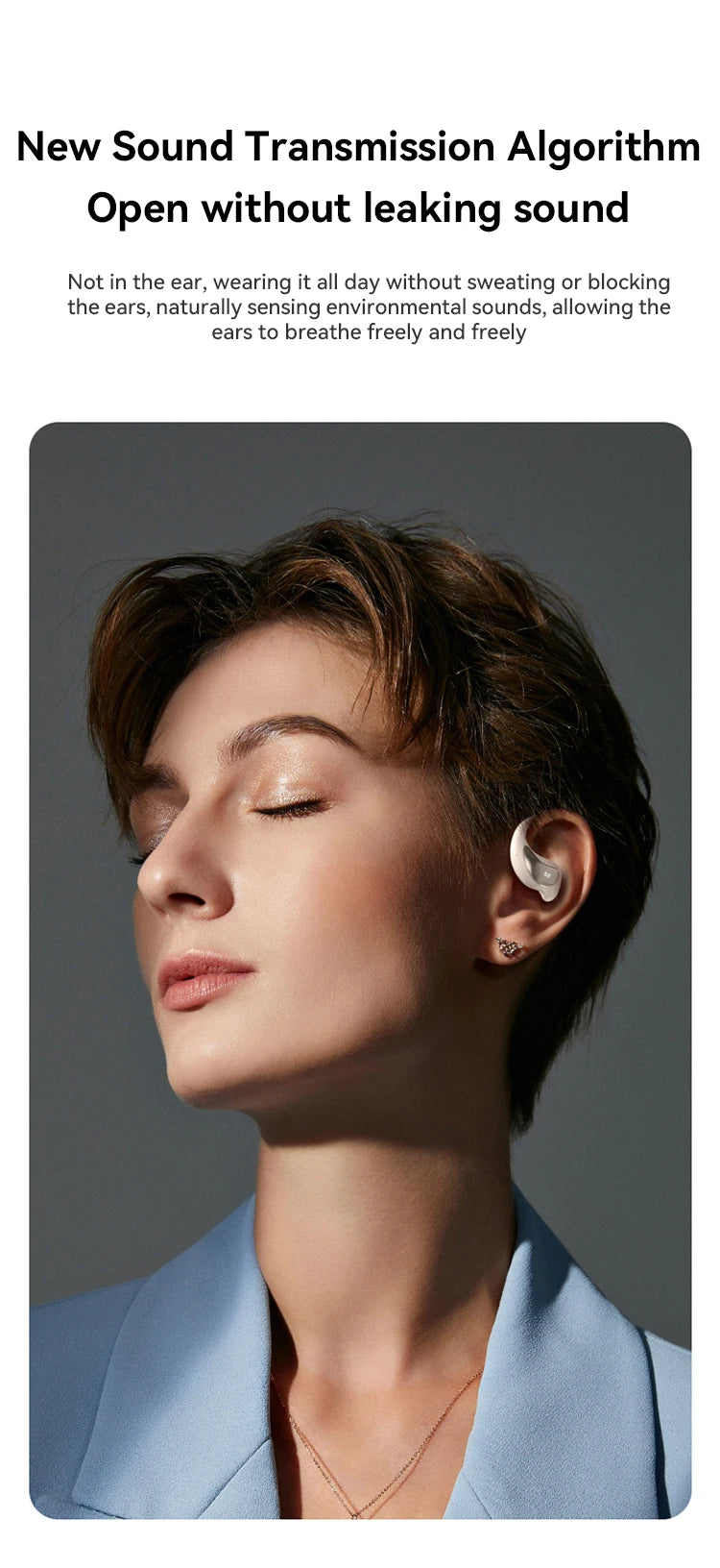 Monster Open Ear - Auriculares Inalámbricos Bluetooth 6.0 | ENC | Deportes y Gaming