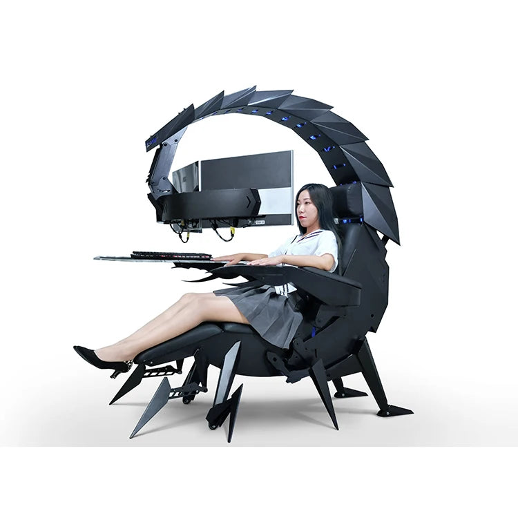 Zero Gravity Gaming Cockpit | 3–5 Monitor Support | Reclining