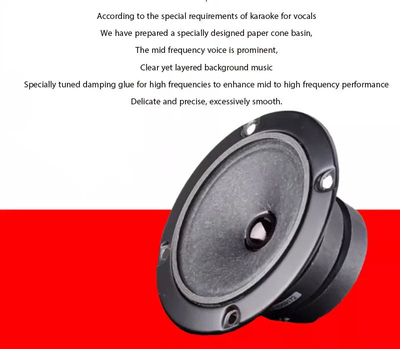 AOSIBAO 10" HIFI Bookshelf Speaker | 3-Way 150W | Wood Cabinet | Home Theater & KTV