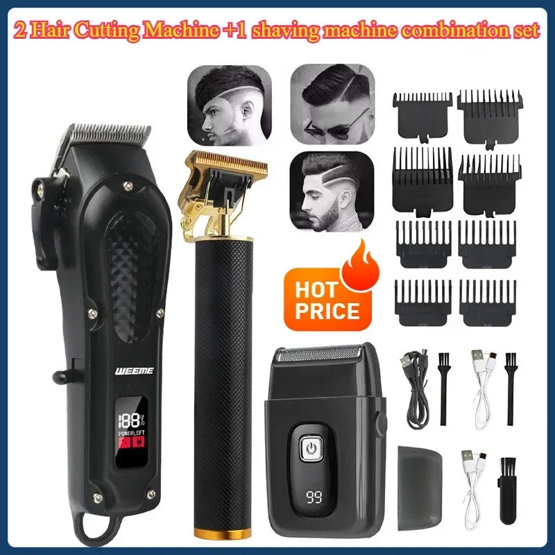 T9 Rechargeable Hair Clipper | USB-C Beard & Hair Trimmer / Recortadora T9 recargable