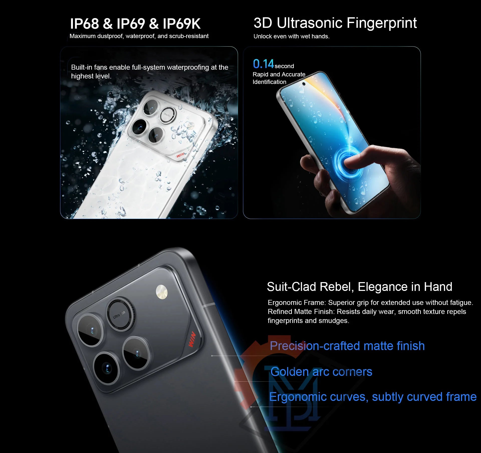 HONOR WIN | Gaming Smartphone 5G 10000mAh 100W 185Hz | Snapdragon 8 Elite Gen 5 IP68