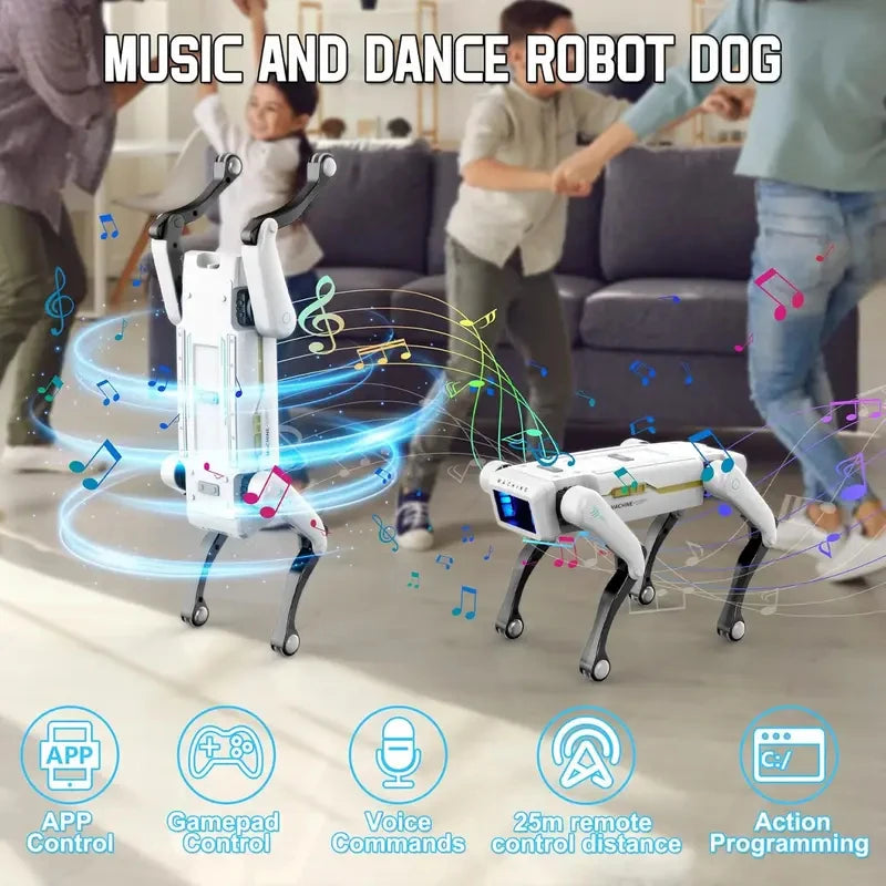 Perro Robot RC Multifunción – Control APP, Programable, Canta, Baila, Bioníco e Interactivo