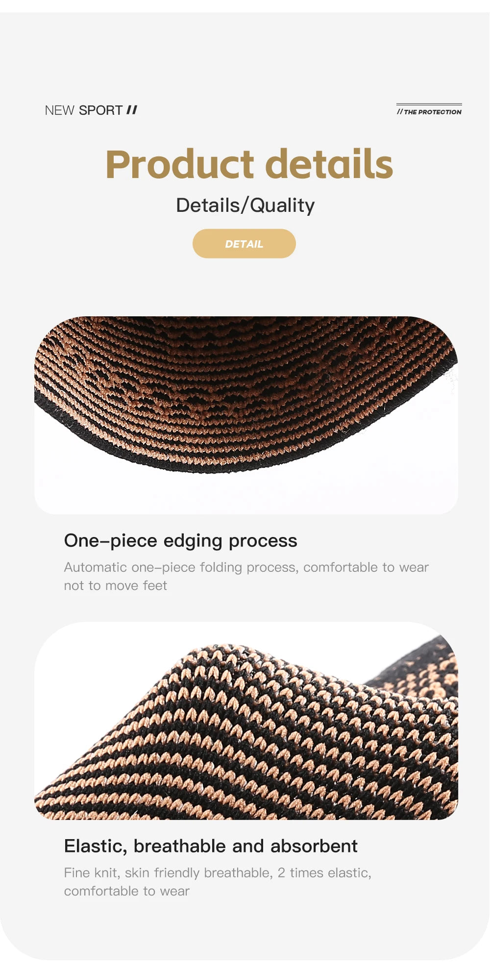 Copper Ankle Compression Sleeve | Elastic Knit Support for Sports & Daily Use