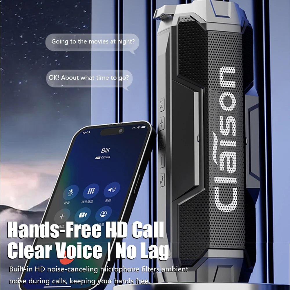 CLAISON T9 Bluetooth 5.3 Speaker | Hi-Fi Bass & RGB | Altavoz
