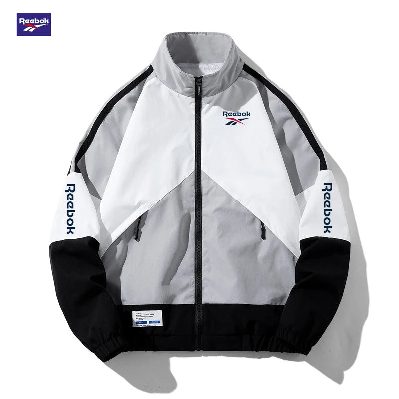 Reebok Men's Lightweight Jacket | Zip Front & Pockets | Casual Outdoor Wear