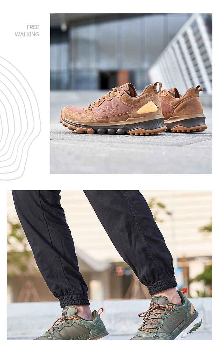 RAX Men's Hiking Shoes | EVA Insole & Rubber Sole | Outdoor Walking