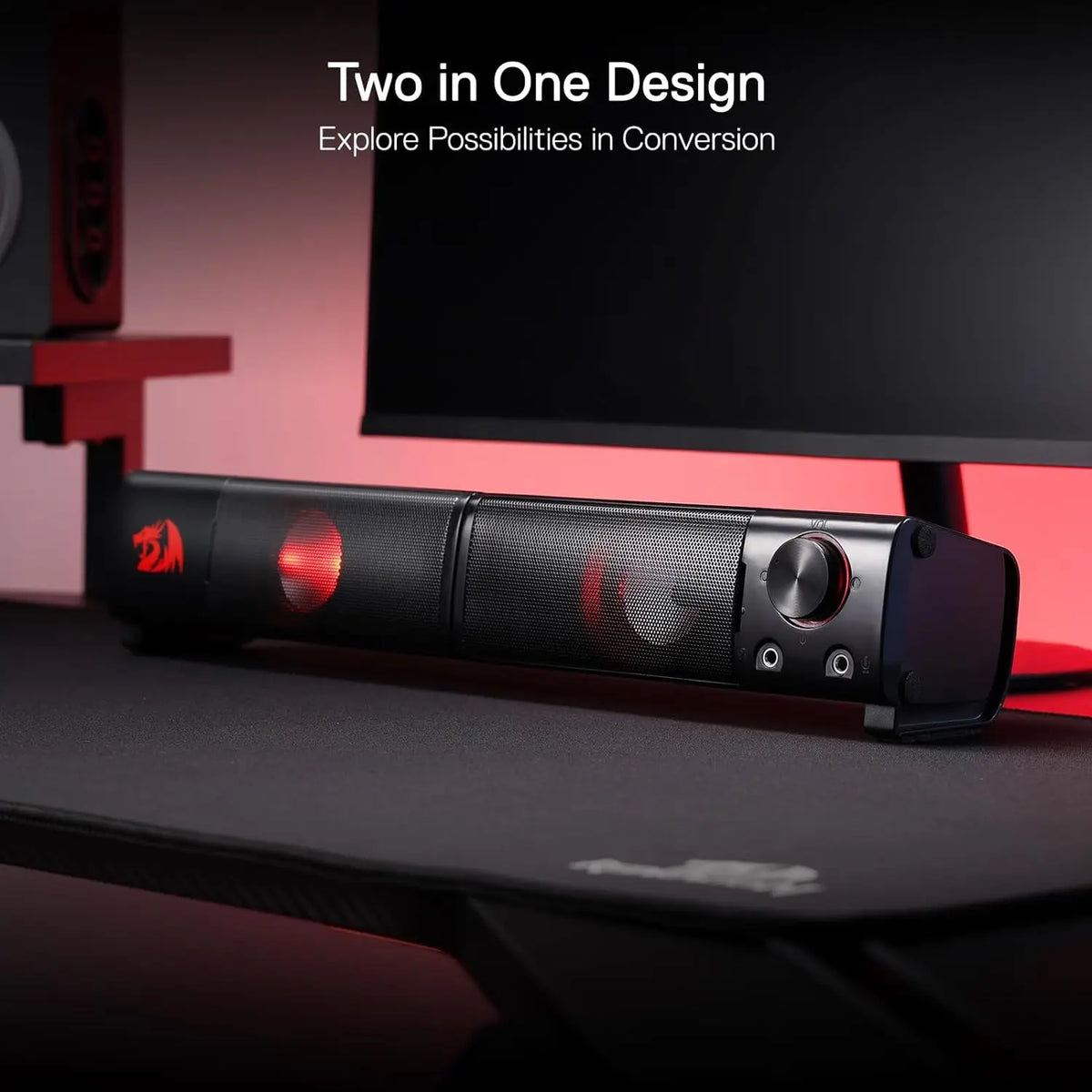 Redragon GS550 Gaming Speakers | 2.0 USB Soundbar | Altavoces