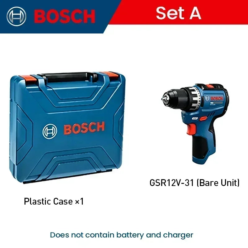 Bosch GSR12V-31 | 12V Cordless Drill Driver | High Torque