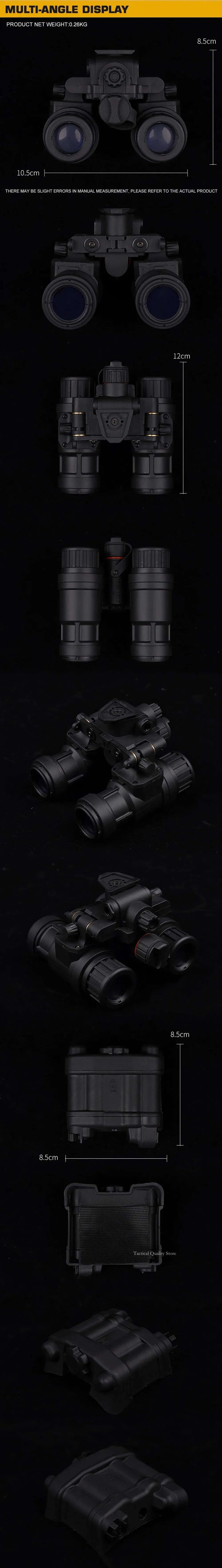 AN/PVS31 Binocular Night Vision Goggles Dummy Model | Airsoft Helmet Prop | Cosplay & Film | BK/TAN