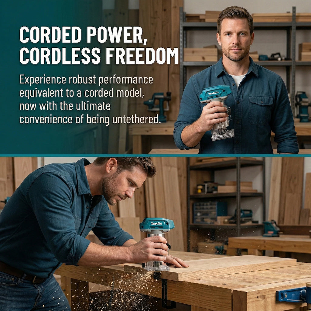 Makita DRT50 | 18V Brushless Wood Trimmer | EU