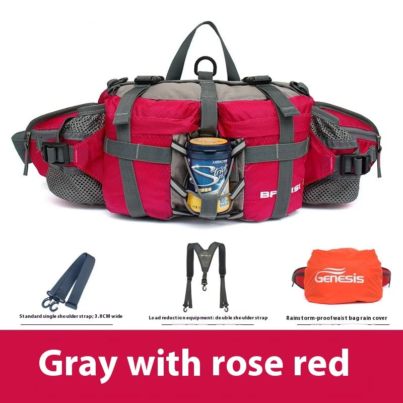 Outdoor Waist Pack | 5L Polyester Design | Hiking & Cycling