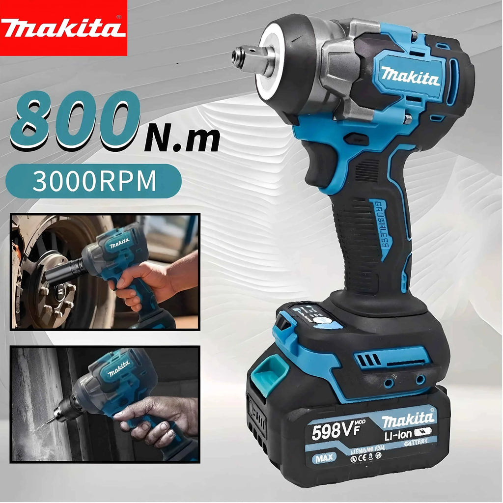 Makita 18V 800Nm Brushless Impact Wrench | High Torque | EU