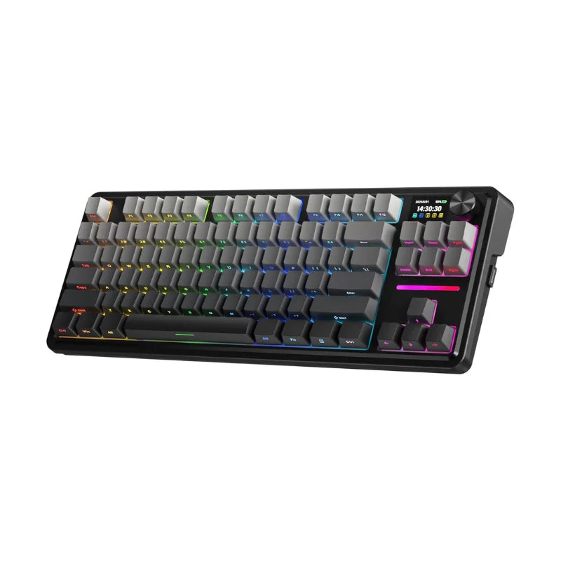 Teclado Mecánico Gaming Redragon K743 PRO | 80% TKL | Gasket RGB | Pantalla TFT | 3 Modos | Redragon K743 PRO 80% TKL Gasket Mechanical Gaming Keyboard RGB TFT Screen 3-Mode
