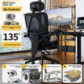 Ergonomic Office Chair | Reclining & Footrest | Lumbar