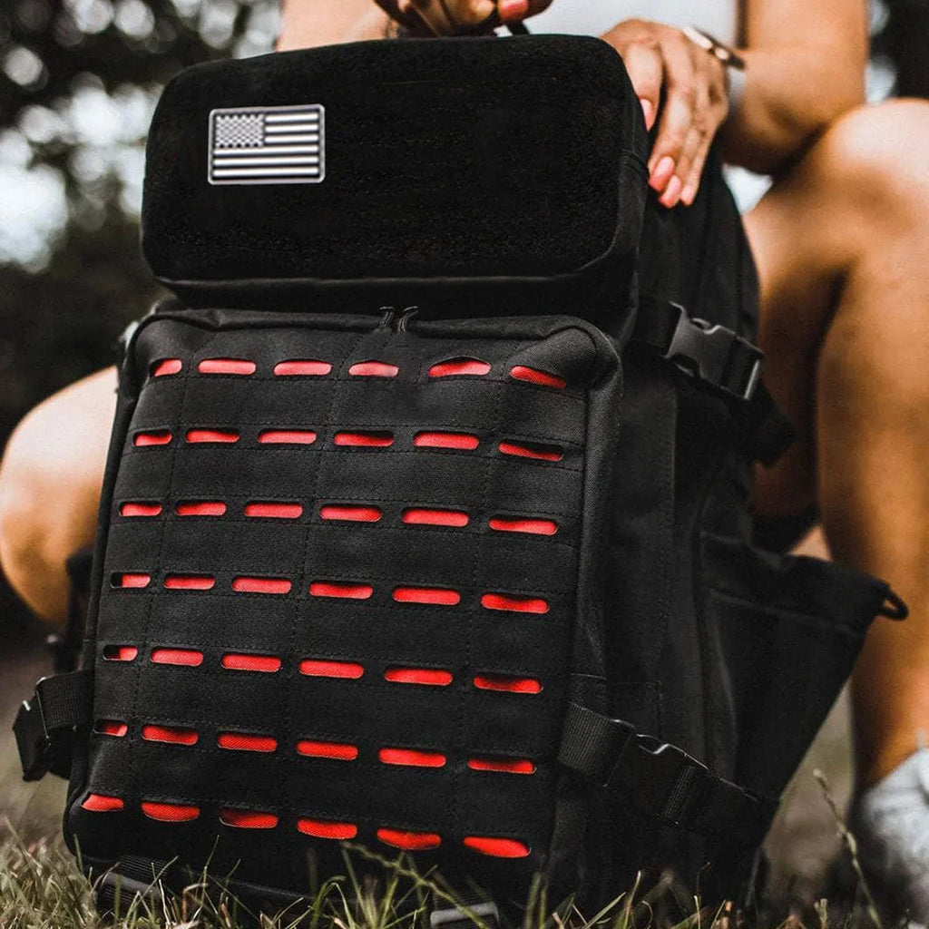 Waterproof Backpack 25L/50L | Gym, Hiking, Travel & Laptop Bag | Dual Bottle Holders | 12 Colors