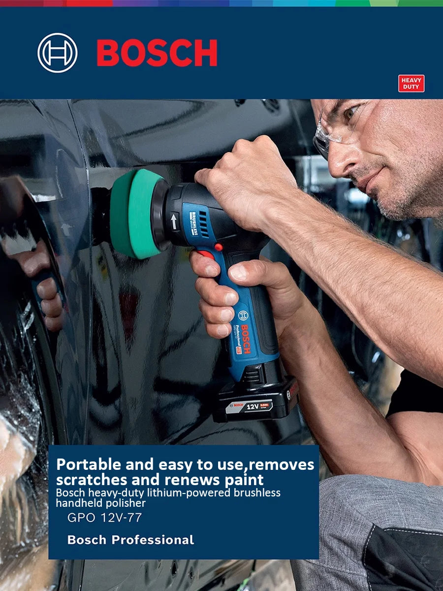 Bosch GPO12V-77 | 12V Brushless Cordless Polisher | 77mm