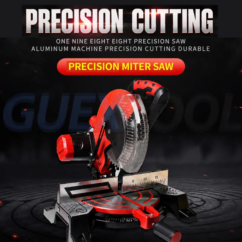 GUYX 10-Inch Miter Saw | ±45° Cutting | 1800W