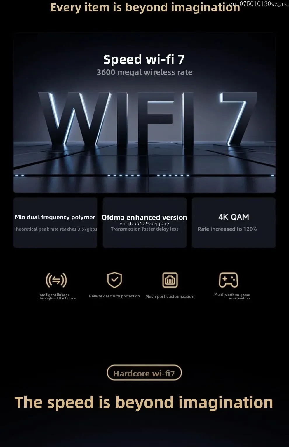 Xiaomi Router BE3600 WiFi 7 – 3570Mbps Dual-Band Gaming Router | Mesh Network | Smart Home