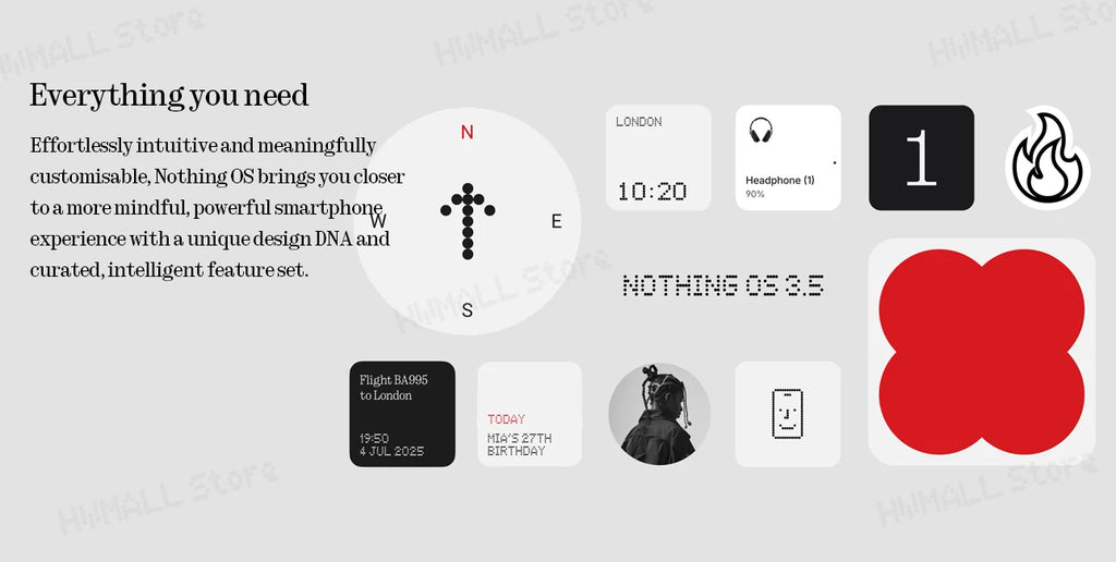 Nothing Phone (3) | 50MP Cameras & 120Hz AMOLED | 5G Android Smartphone