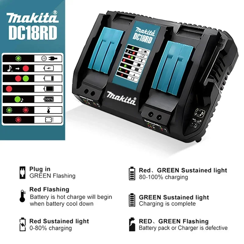 Makita 18V LXT Battery Chargers | DC18RC/DC18RD | US/EU