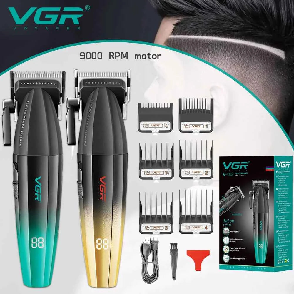 VGR V-003 Cordless Hair Clipper | USB Options / Máquina de corte VGR V-003
