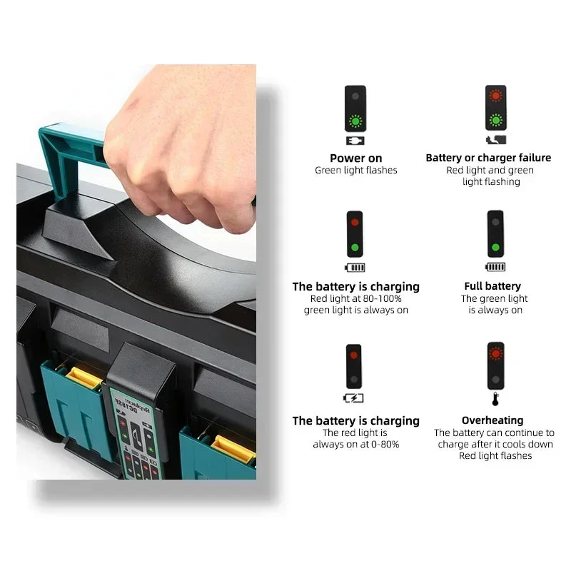 Makita 18V LXT Battery Chargers | DC18RC/DC18RD | US/EU