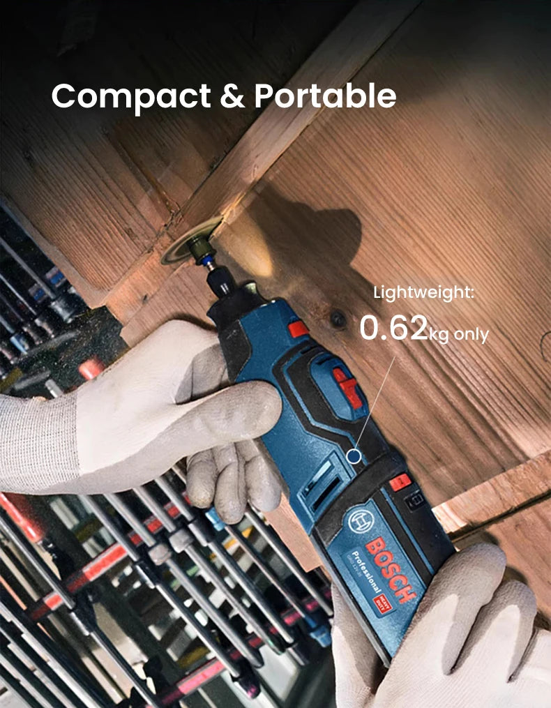 Bosch GRO 12V-35 | Cordless Rotary Tool | Battery Options