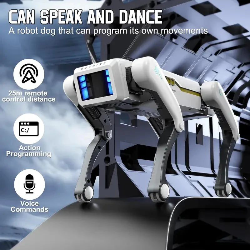 Perro Robot RC Multifunción – Control APP, Programable, Canta, Baila, Bioníco e Interactivo