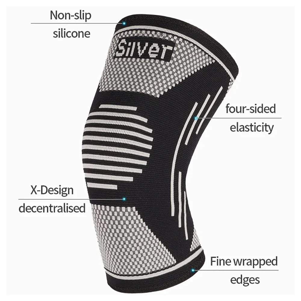 Knee Compression Sleeve | Joint Support for Running, Gym & Sports | ACL & Arthritis Relief