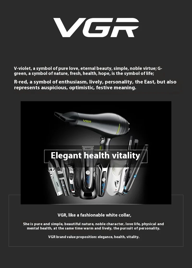 VGR V-600 / V-900 Hair Clipper & Trimmer | Grooming Set / Set de recortadoras VGR