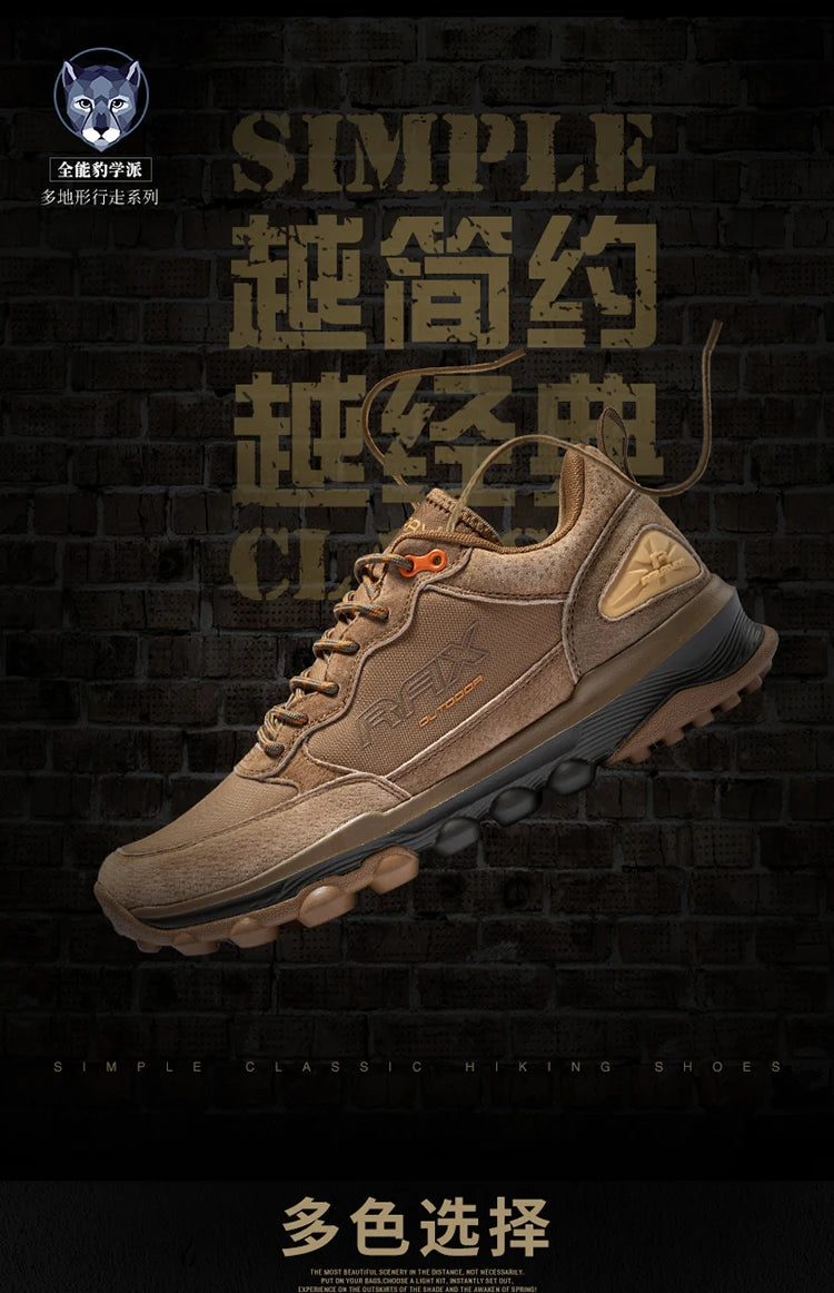 RAX Men's Hiking Shoes | EVA Insole & Rubber Sole | Outdoor Walking