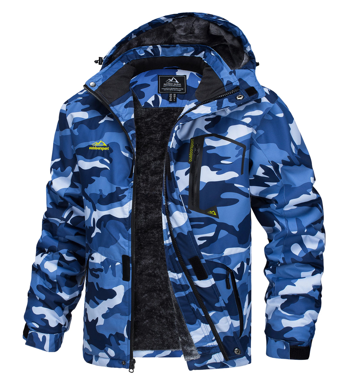 MAGCOMSEN Men's Winter Jacket | Fleece Lined | Ski & Hiking