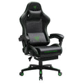 Racing Gaming Chair | Bluetooth Speaker & Footrest | PU Leather