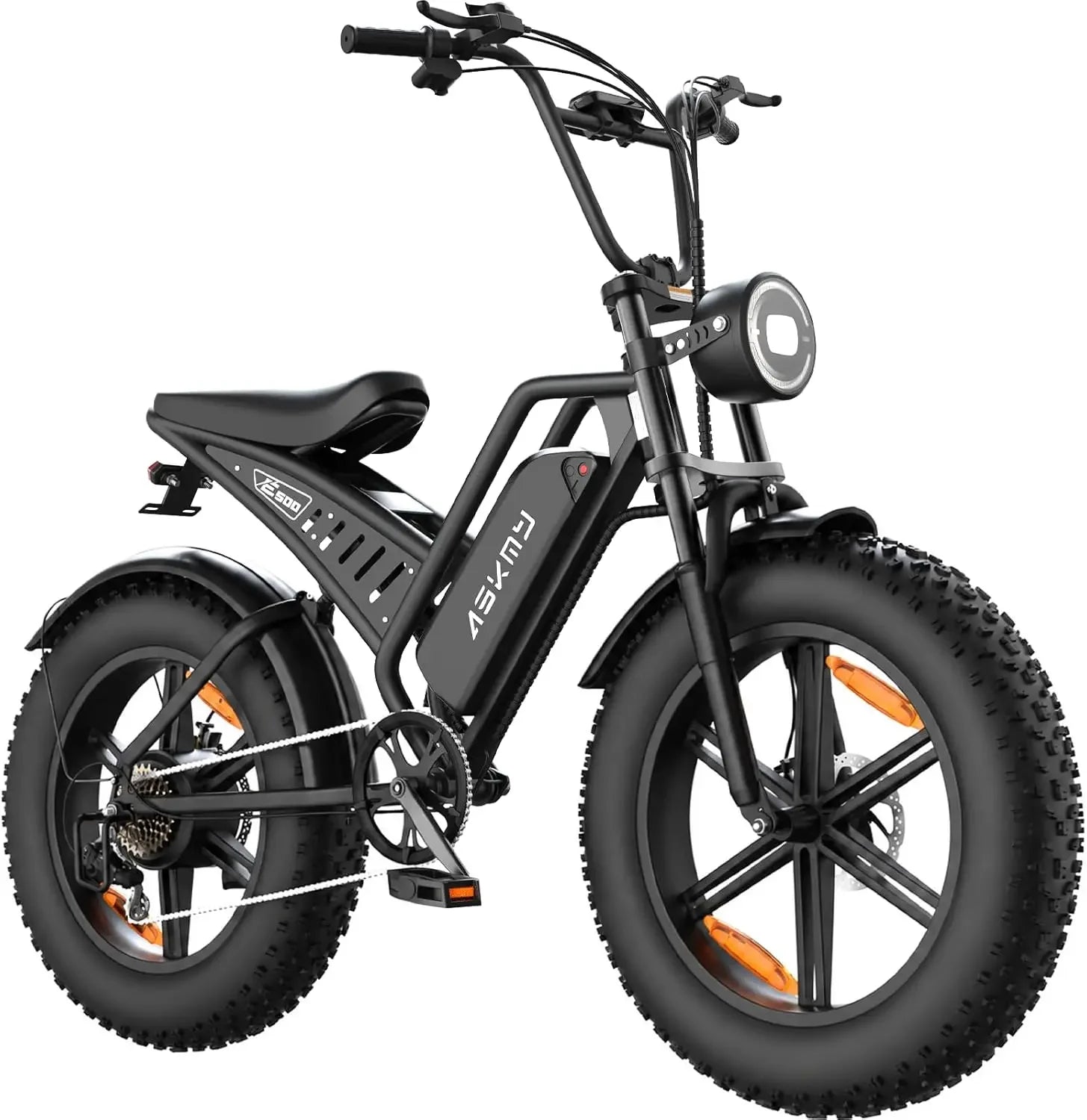 E-MTB Adultos 20" Fat Tire | Motor 1500W Peak | 48V 15Ah Extraíble | 60 Millas PAS | Doble Suspensión | Shimano 7v | UL Certificada