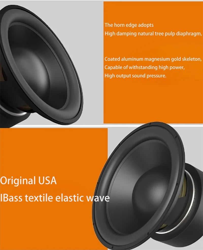 AOSIBAO M10D | Subwoofer Activo 10" 300W | HIFI Home Theater | Caja Madera | altson.shop