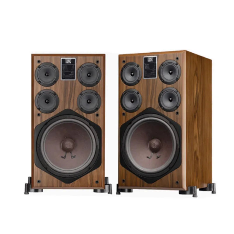 AOSIBAO 10" HIFI Bookshelf Speaker | 3-Way 150W | Wood Cabinet | Home Theater & KTV