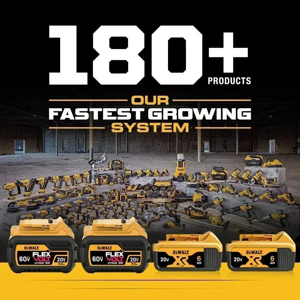 DEWALT-Compatible XR/FLEXVOLT Batteries & Chargers | 20V/60V | 2Ah-9Ah