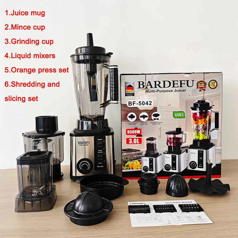6-in-1 3L Blender and Food Processor | Licuadora y Procesador 6 en 1