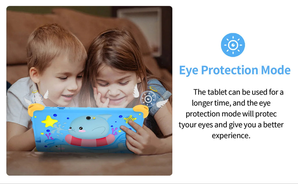 Tablet Infantil BDF 7" | Android 13 | 4GB RAM + 64GB | WiFi | Quad-Core | 4000mAh | Diseño para Niños