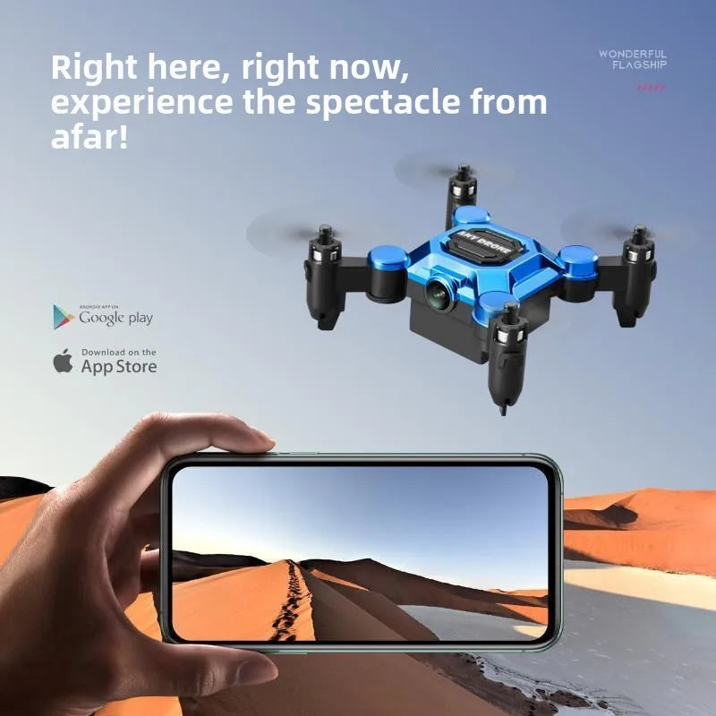 Mini Folding Drone | 4K Camera | Brushless Motor | 2.4GHz | App Control | 12 Min Flight | Beginner