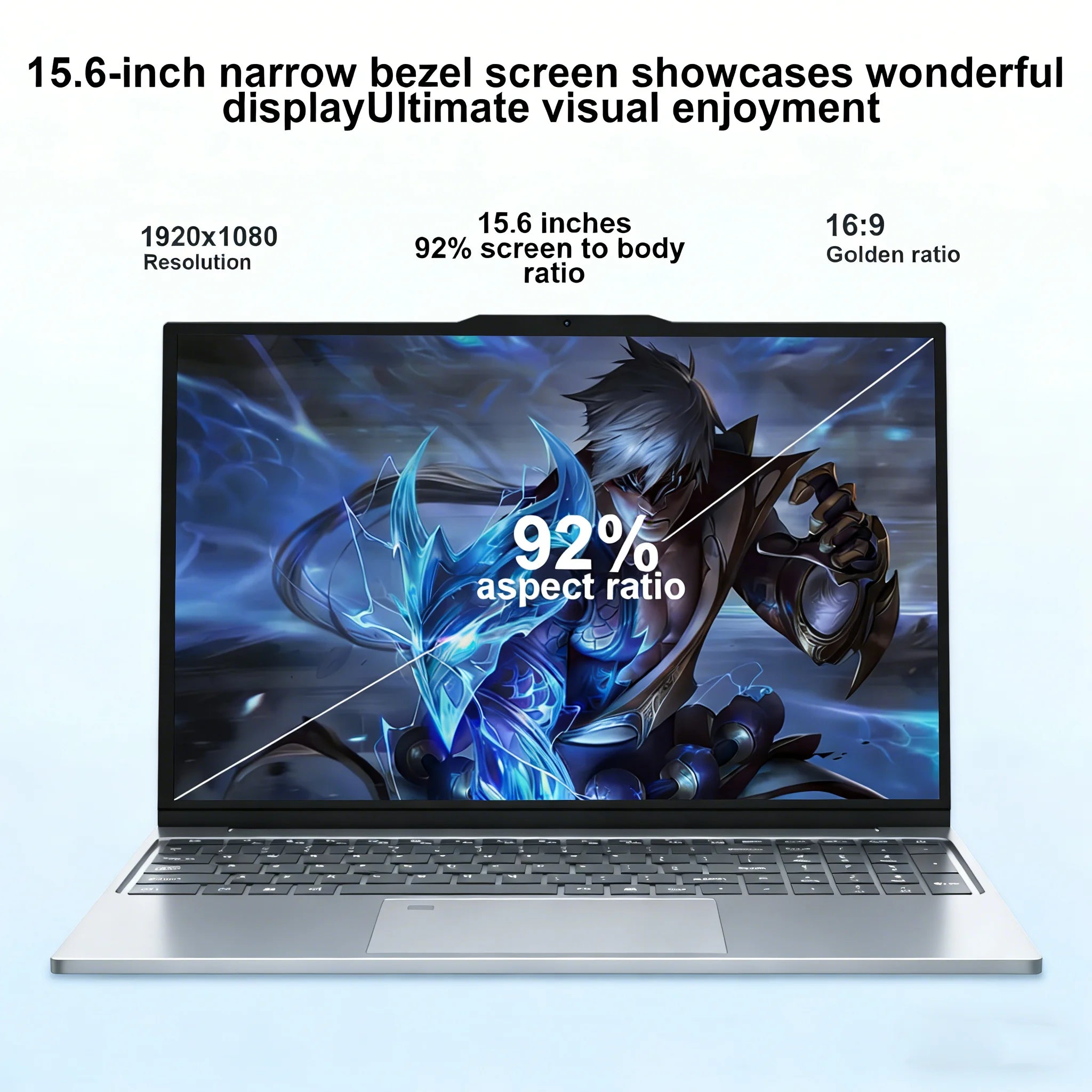 15.6" Laptop Intel Core i9 | Windows 11 | Fingerprint | IPS FHD