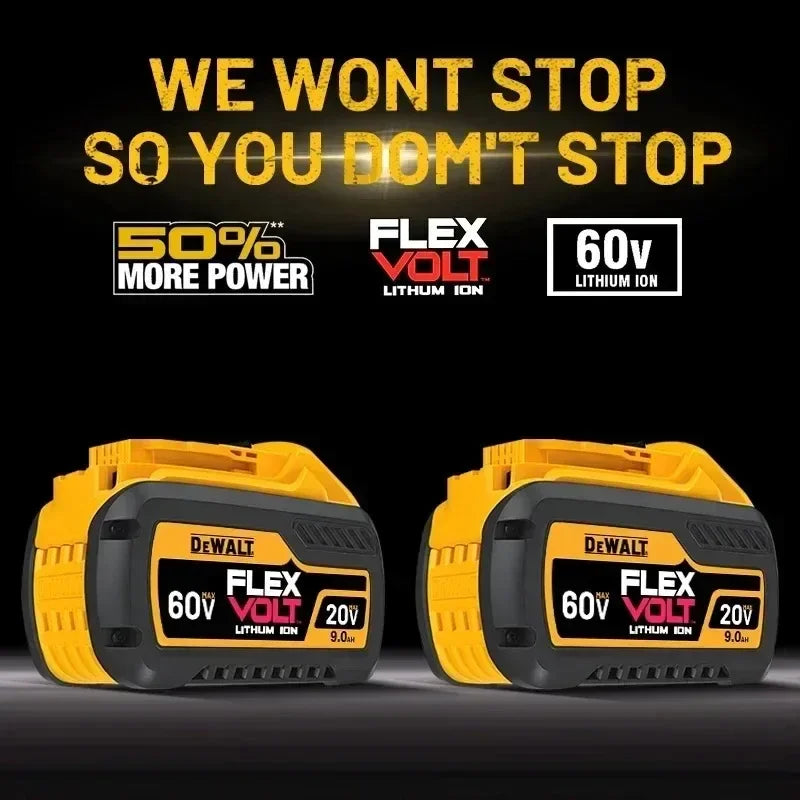 DEWALT XR/FLEXVOLT Batteries & Charger Bundles | 20V/60V | 5Ah-9Ah