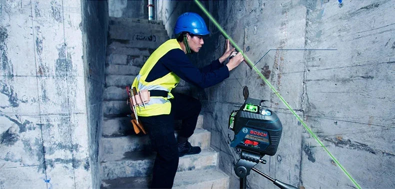 Bosch GLL3-60XG | Green 3D 12-Line Laser Level | Self-Leveling