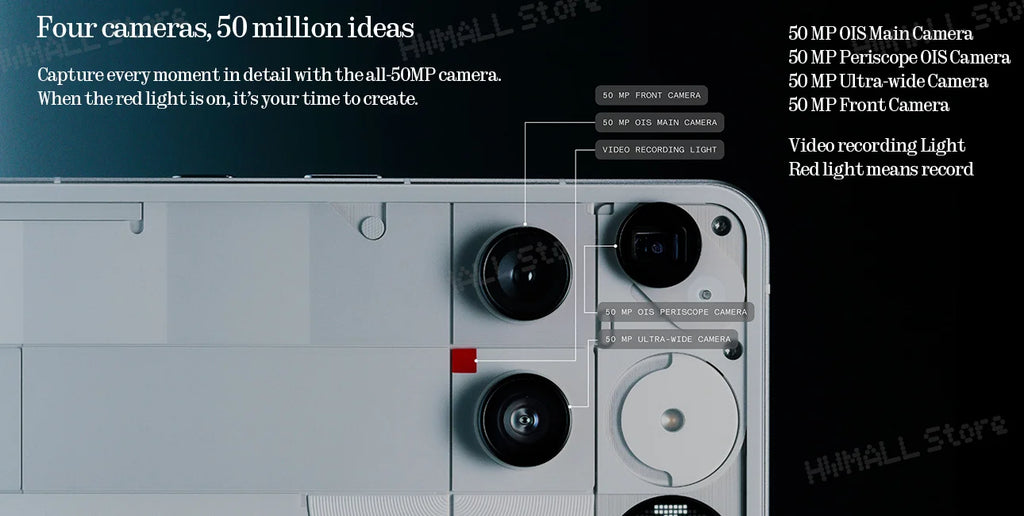 Nothing Phone (3) | 50MP Cameras & 120Hz AMOLED | 5G Android Smartphone